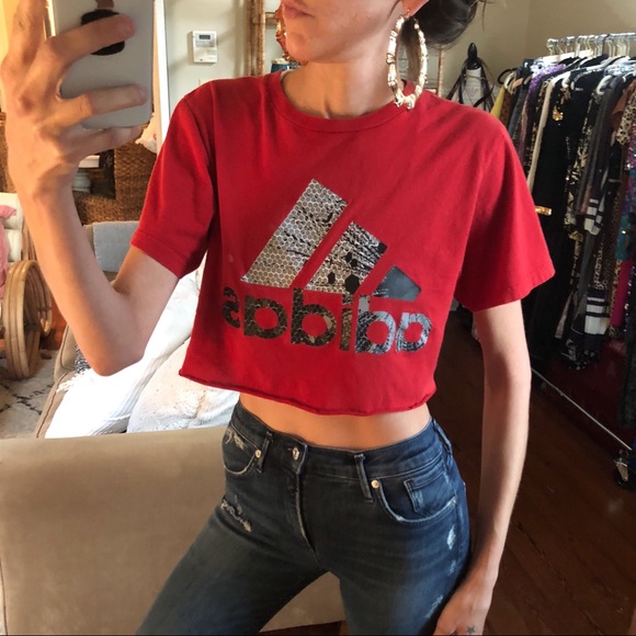 Adidas customized crop tee - Picture 3 of 3